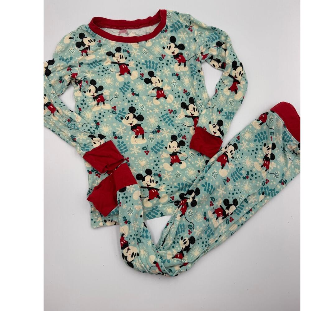 Little sleepies x disney christmas two piece pajama set 2T